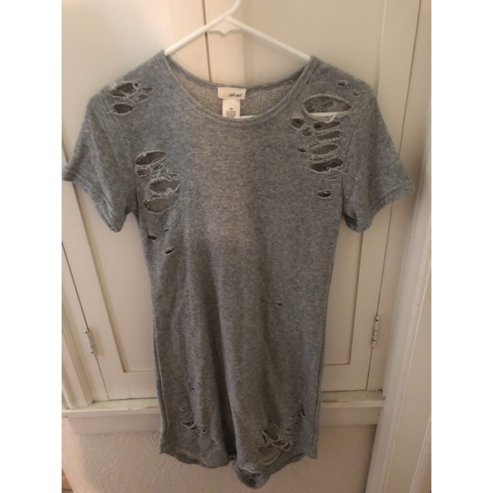 wet seal ripped dress size xs